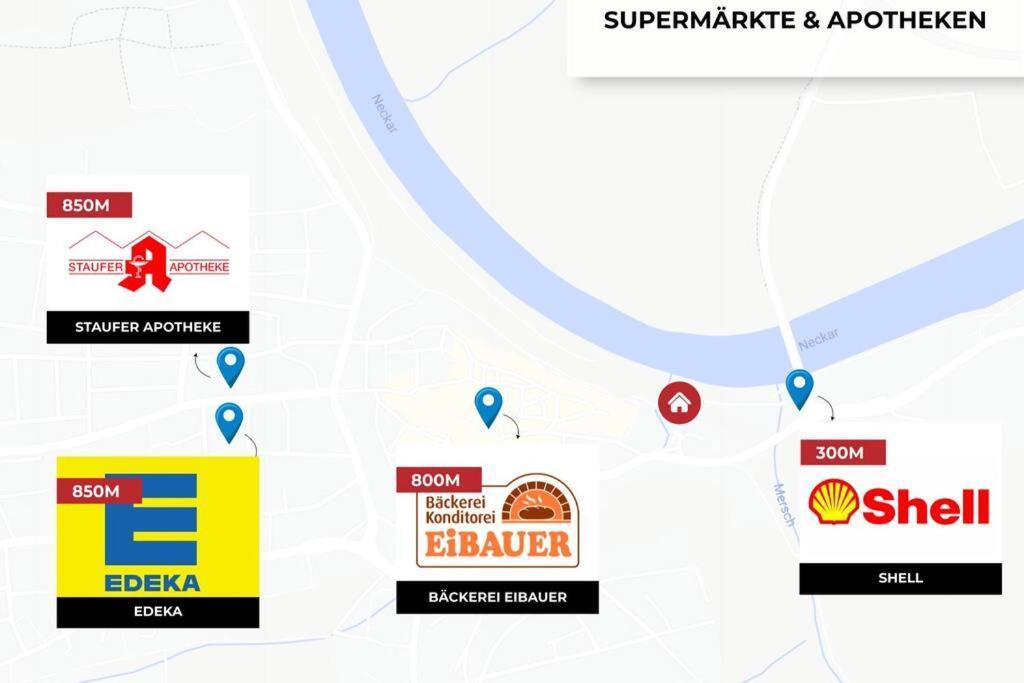Charmante Wohnung Am Neckar Bad Wimpfen Kültér fotó